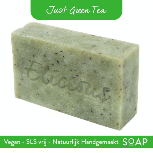 Handgemaakte natuurlijke zeep Just Green Tea 100g