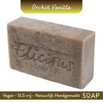 Savon Naturel Artisanal Orchidée Vanille 100g 1