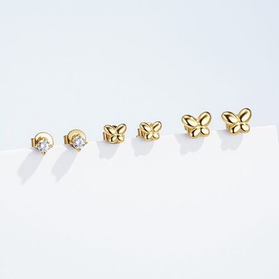Pendientes de acero inoxidable 124AQ432