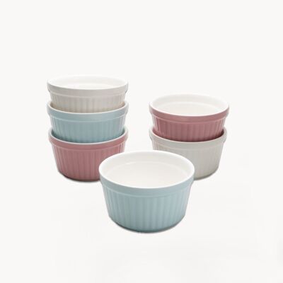 Lot de 6 caissettes à pâtisserie