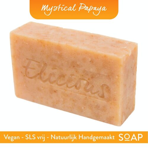 Handgemaakte natuurlijke zeep Mystical Papaya 100g