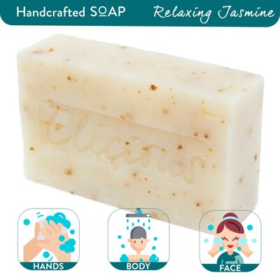 Jabón Natural Artesanal Relajante Jazmín 100g