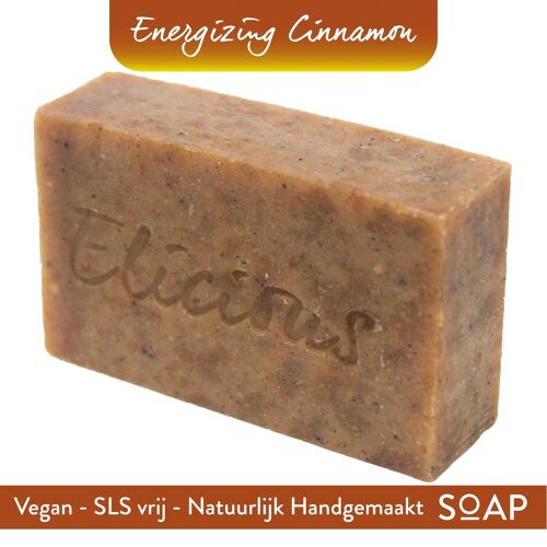 Handgemaakte natuurlijke zeep Energizing Cinnamon 100g