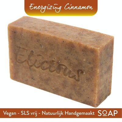 Handmade Natural Soap Energizing Cinnamon 100g