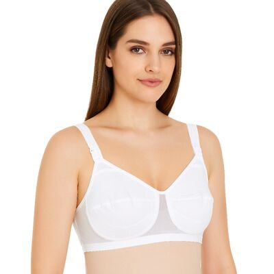 Reggiseno Allattamento in Cotone e Tulle