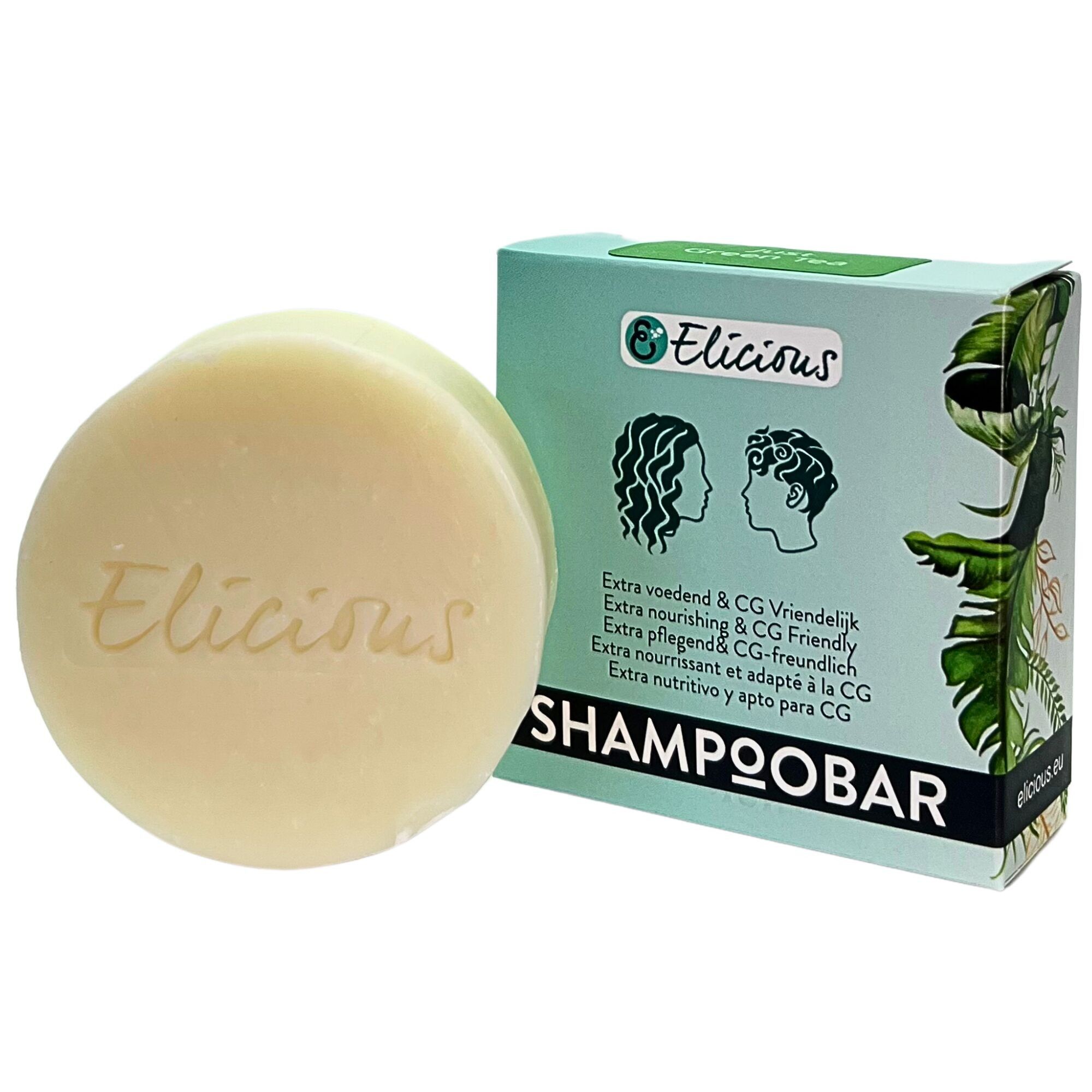 Shampoo solido naturale Just Green Tea 90g - CG friendly