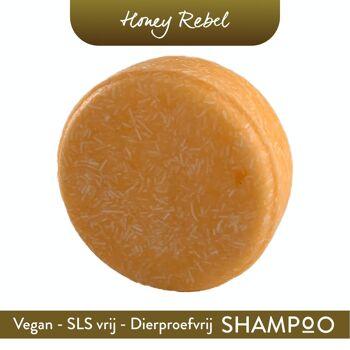 Shampoing solide naturel Honey Rebel 58g - Cheveux colorés 1