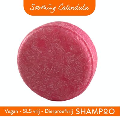Shampoo solido naturale Lenitivo Calendula 58g - Capelli grassi e fini