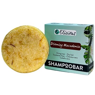 Shampoo solido naturale Blooming Macadamia 58g - Capelli secchi