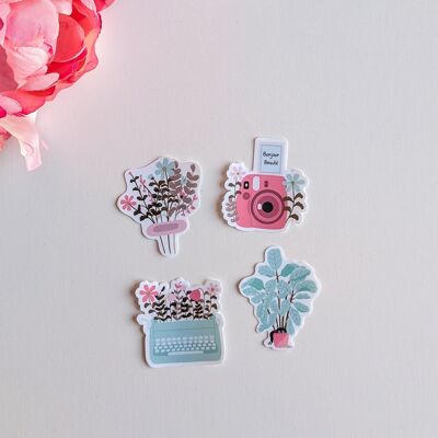 Stickers thème Menthe & Rose