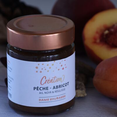 Création Pêche Abricot - Ail noir Réglisse - NOUVEAUTE !! Un twist fruité pour vos plateaux de fromages <,