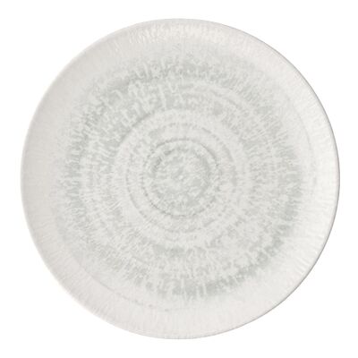 Porcelain Dinner Plate – Sark, Frost Green – 27cm