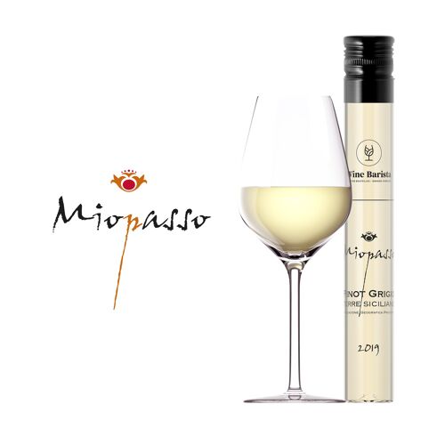 Vin Blanc - Italie - IGP Terre Siciliane Pinot Grigio Miopasso 2019
