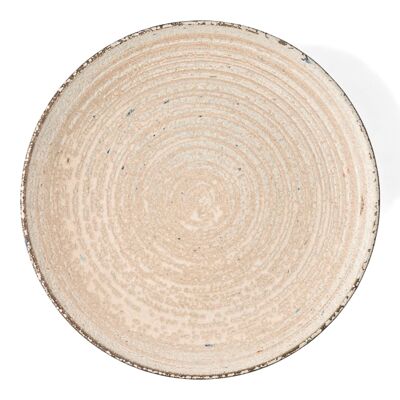 Porcelain Dinner Plate – Sark, Sandstone – 27cm