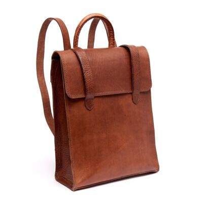 Leather Backpack Bowie- Tan