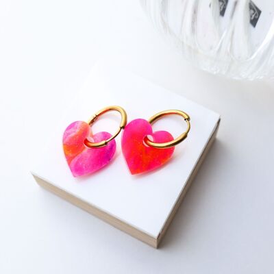 Victory Galaxy Fluo Interchangeable Hoop Earrings