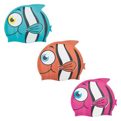 CUFFIA DA NUOTO IN SILICONE +3 ANNI. Colore casuale.Colore: casuale