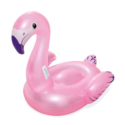 Bestway. Flamenco infantil con asas 127 x 127 cm Color:Rosa