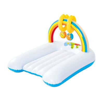 EN HAUT, DEDANS ET AU-DESSUS. MATELAS À LANGER 81X63X46 CM.Couleur : Blanc