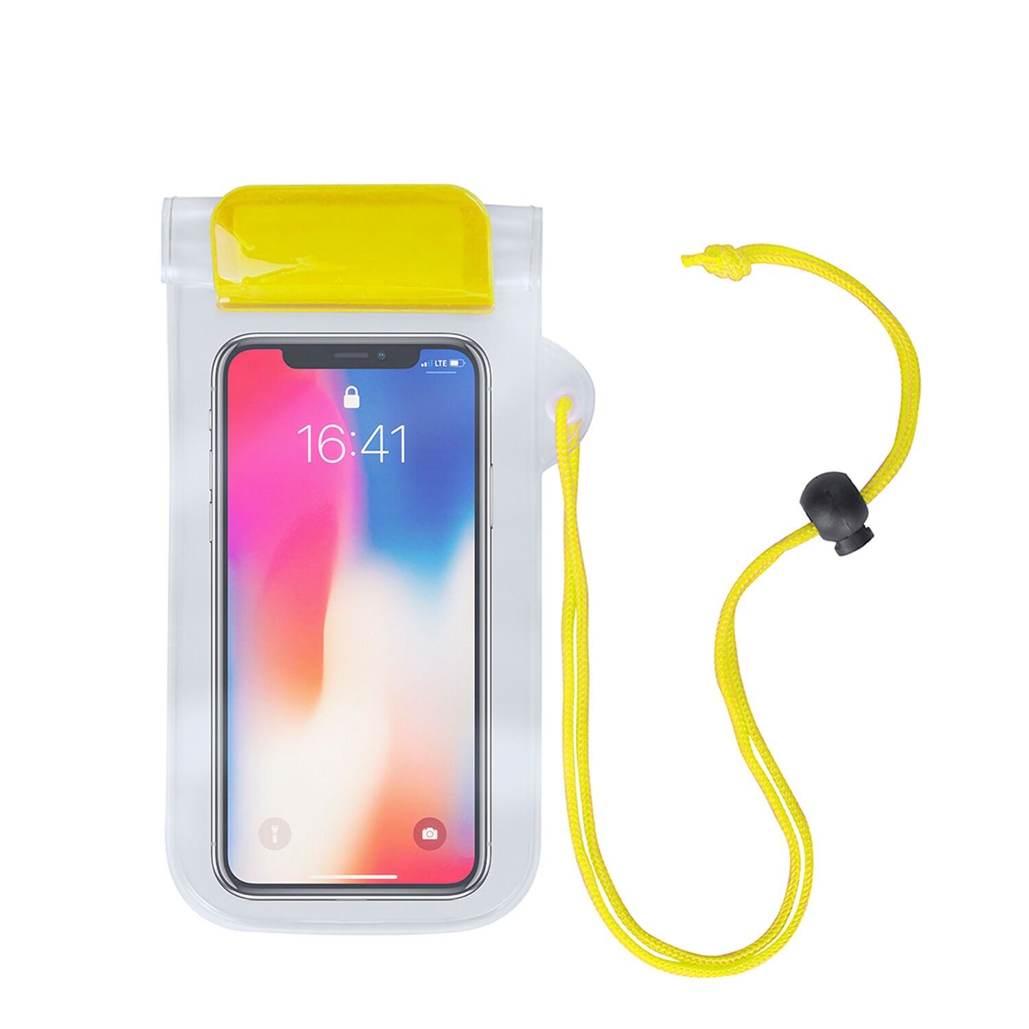 Astuccio impermeabile con funzione touch Colore: Giallo