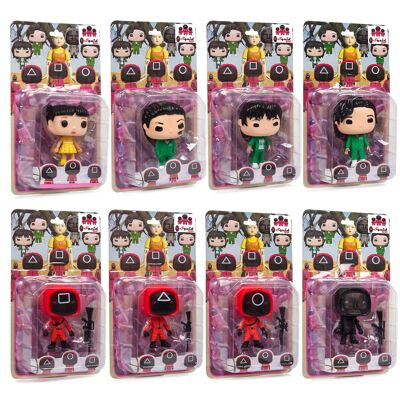 Figurines Squid Pop 10 cm. 8 modèles assortis sous blister individuel.Couleur : aléatoire