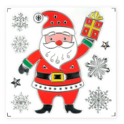 Autocollant de Noël.Couleur : Rouge
