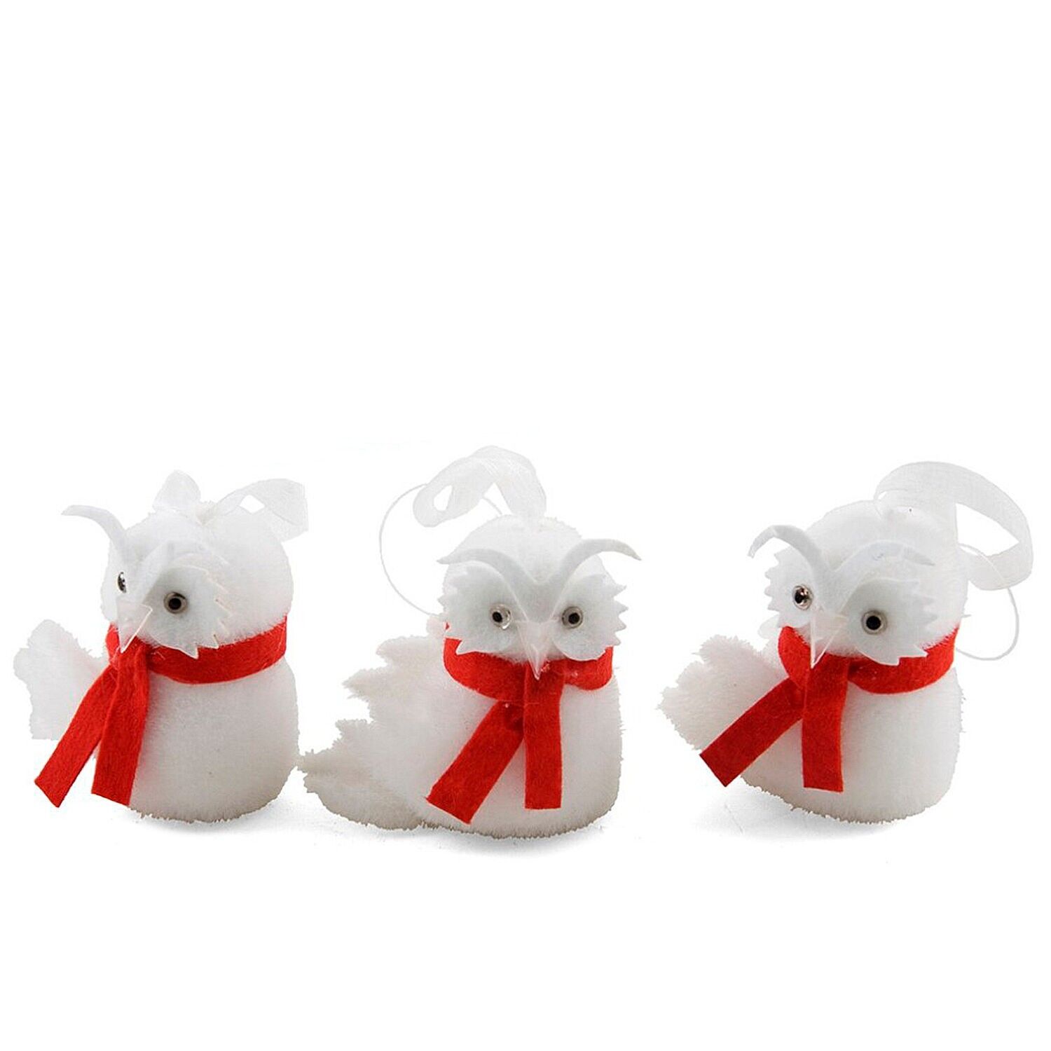 GUFO DI PELUCHE BIANCO MINI SUGHERO Colore: Bianco