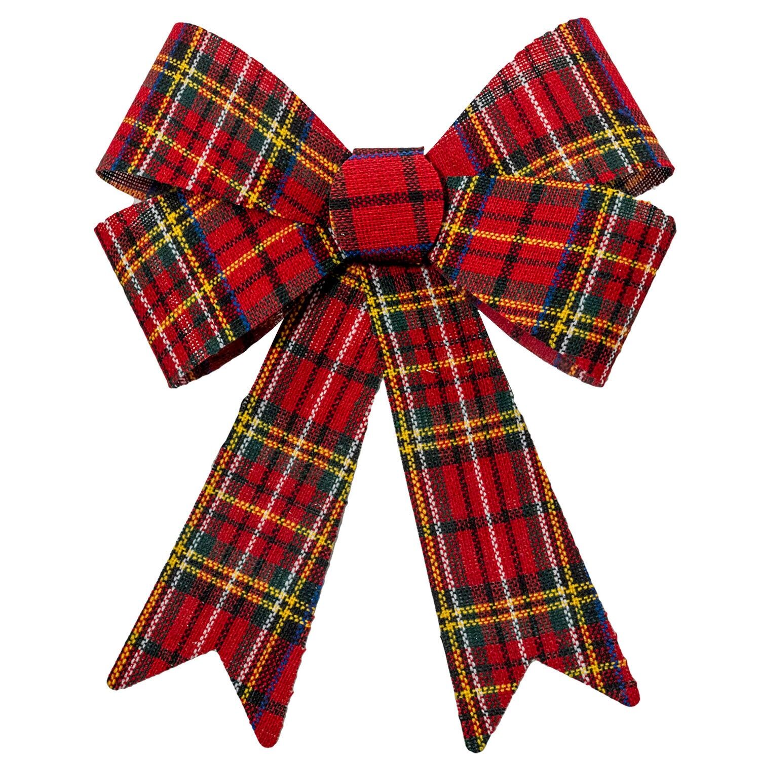 Decorazione natalizia con fiocco. Colore:Multicolore