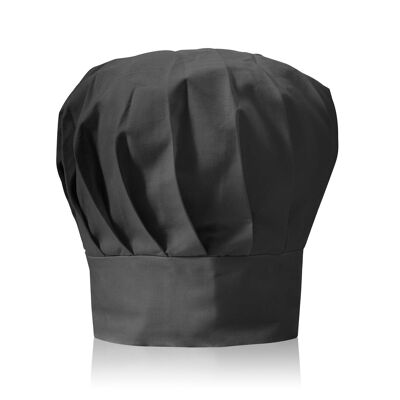 Nilson, gorro de cocina con cinta ajustable. Color:Negro