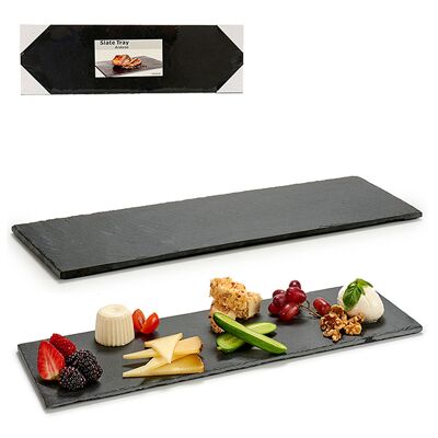Tagliere per antipasti 50x15cm. Colore: Nero