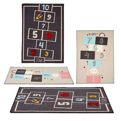 Tapis sambari pour enfant 100x140cm. Dessins aléatoires.Couleur : aléatoire