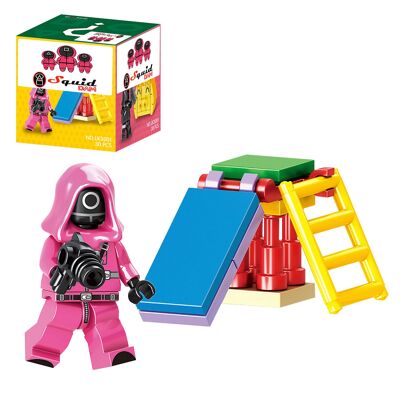 Blocs de construction Squid LK3 30 pièces compatibles. Cercle de sécurité et balançoires.