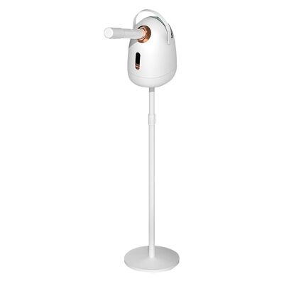 Z20 Facial Steamer (Hot and Cold Spray) 250 ml ROTATING HEAD for horizontal and vertical use.Color: White/Gold