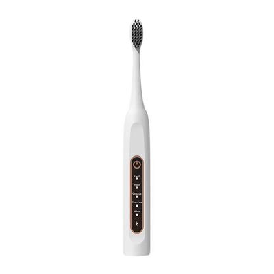 Brosse à dents en forme de crayon pour adultes avec 5 fonctions pour votre santé bucco-dentaire et votre beauté.(Modèle rechargeable) Couleur : Blanc