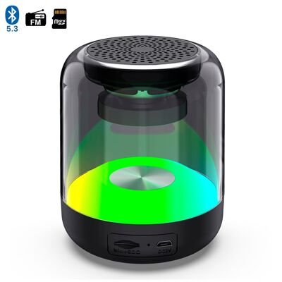 Altoparlante trasparente S20 con batteria da 500 mAh Colore: Nero