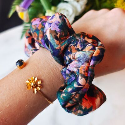 Coletero APHRODITE de poliéster con estampado floral artístico