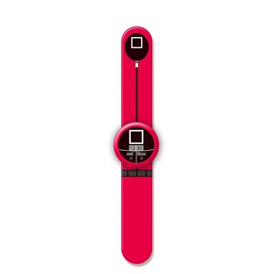 Squid Slap On reloj digital.