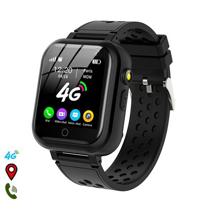 Montre connectée T16 4G GPS, Wifi et localisateur LBS. Appel vidéo, micro chat, bouton SOS.