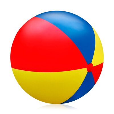 Pelota hinchable tricolor