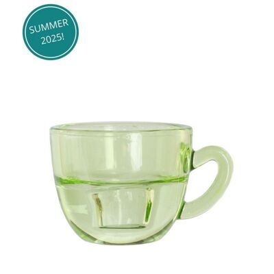 Bougeoir Café Ø8 x h.5 cm vert
