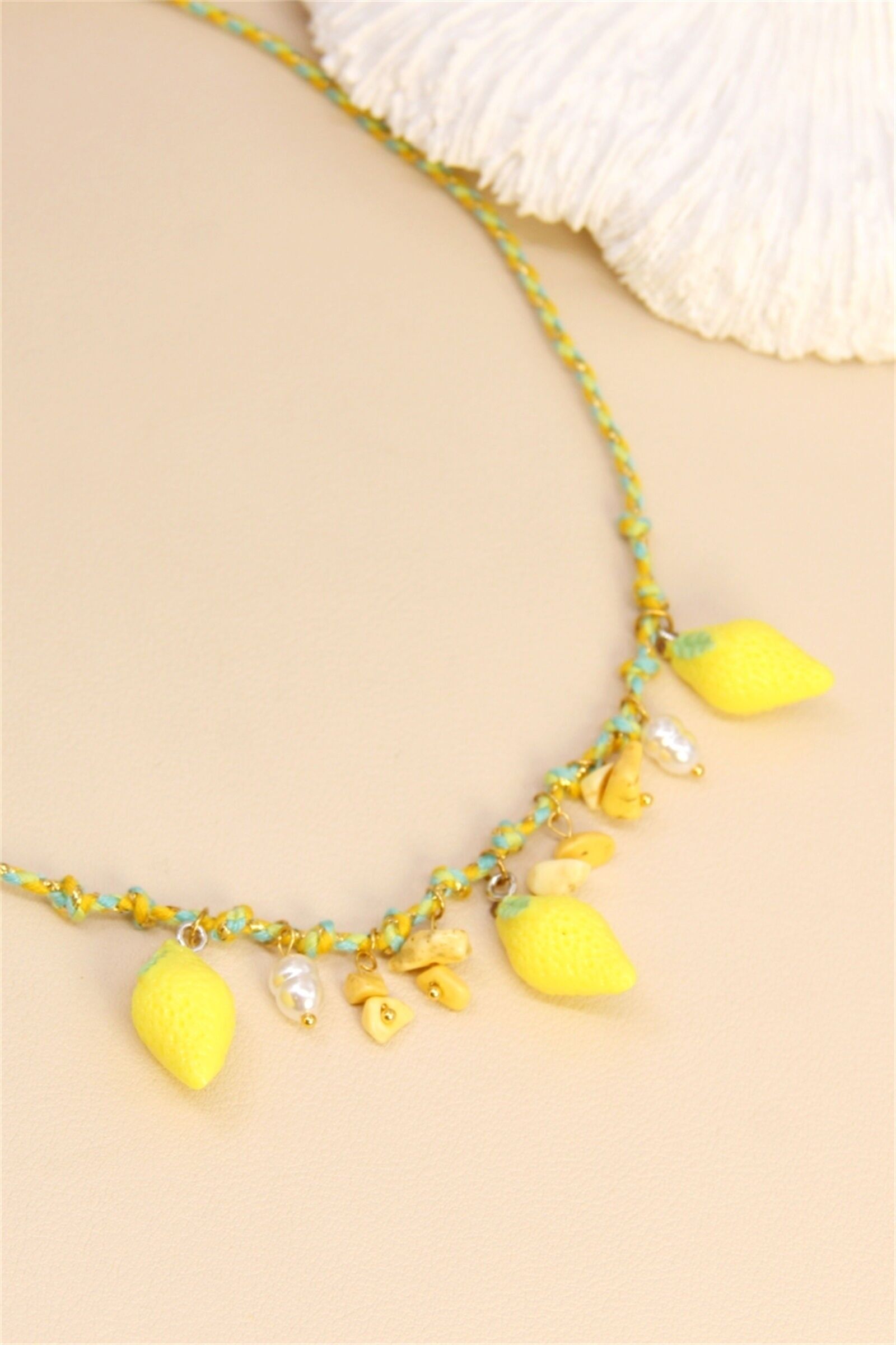 Collier “Dolce Limone” – Fraîcheur acidulée