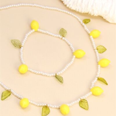 Pearl & Lemon Set – Summer Freshness Guaranteed