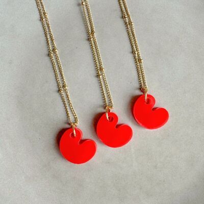 Collana Lume Charms | Pompeblêdsje Red