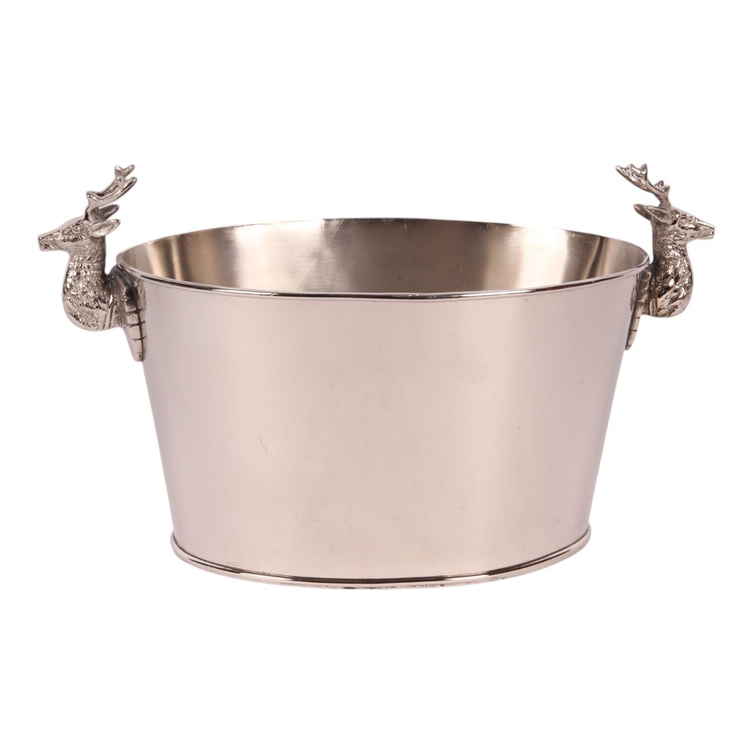 Wine Cooler 24 cm - Silver - Brass.
