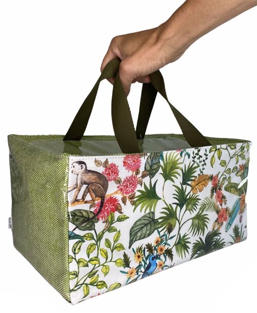 Sac isotherme, Jungle blanc (taille cube)