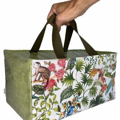 Cooler bag, Jungle white (cube size)