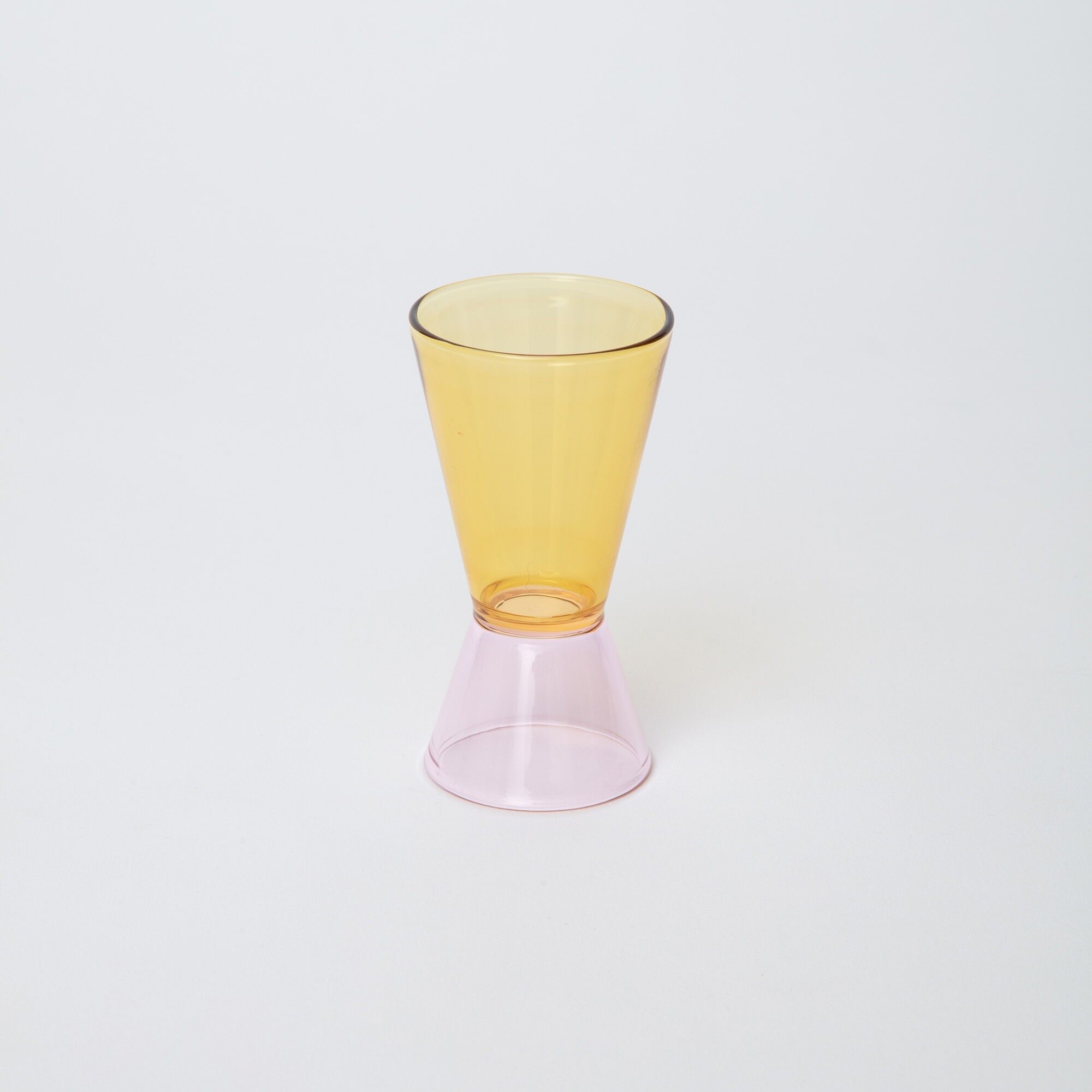 Duo Tone Cocktail Jigger - Yellow Pink