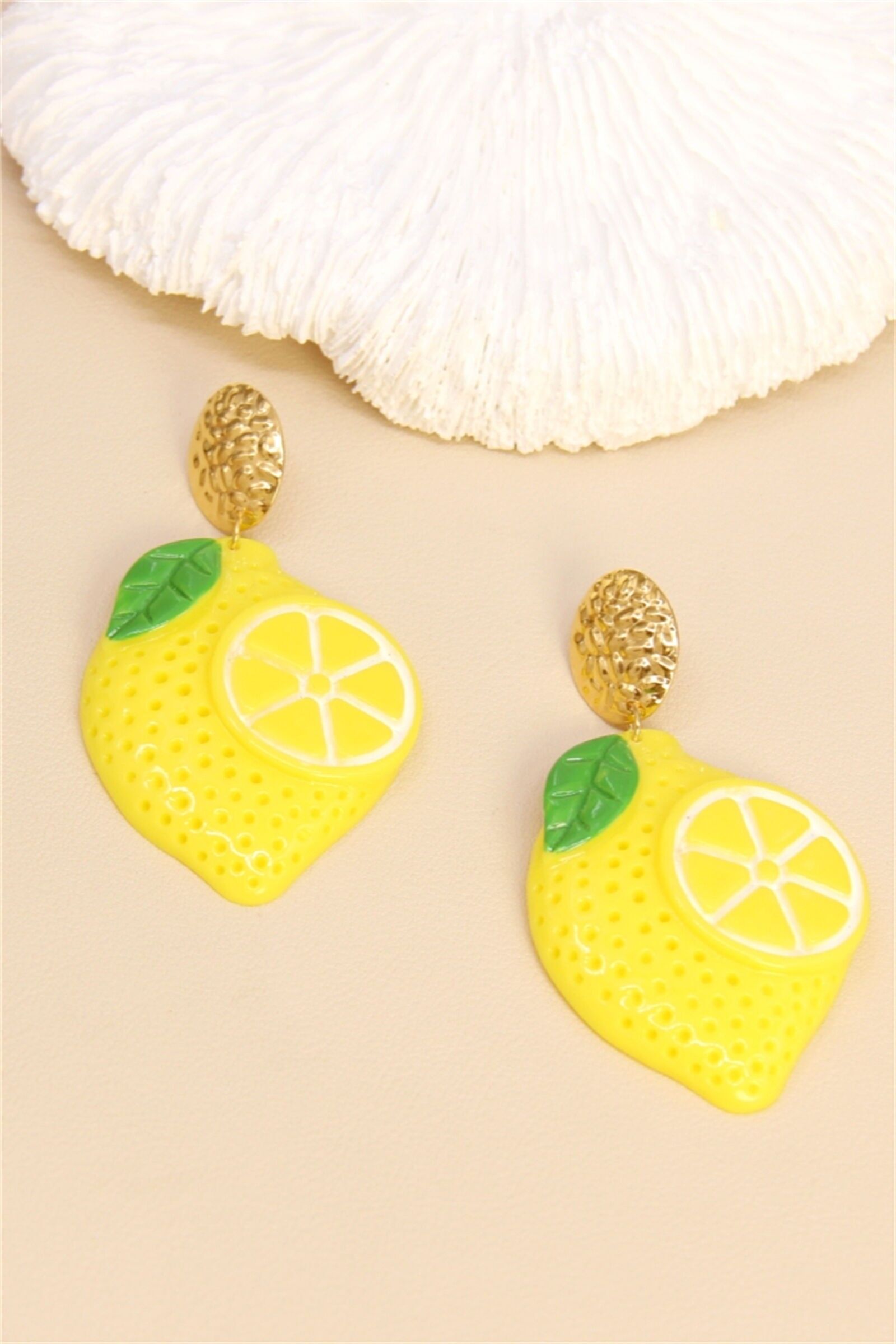 Lemon Pop Ohrringe – Fruchtiger und lustiger Look