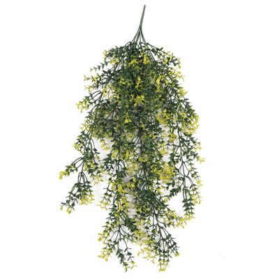 Plante artificielle panachée suspendue résistante aux UV et au feu 76 cm