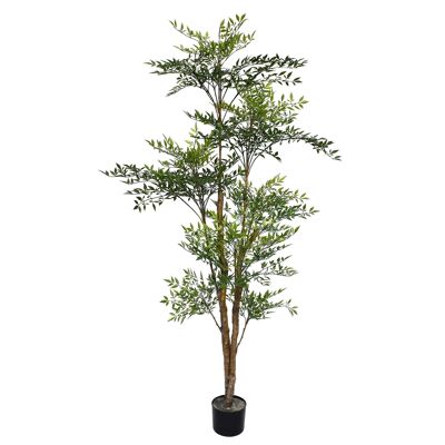 Arbre Nandina ignifuge de 165 cm avec 4857 feuilles